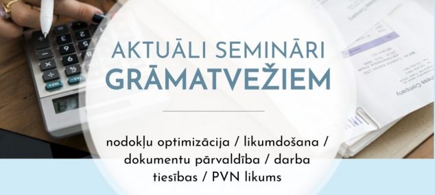 Katrā uzņēmumā ir nepieciešams profesionāls grāmatvedis, kurš seko līdzi nozares aktualitātēm!